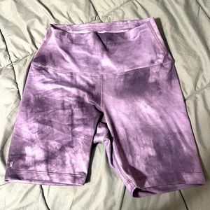 NoBull Tye dye high rise 6” shorts